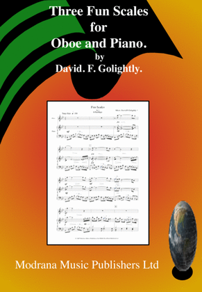 Book cover for Three Fun Scales For Oboe and Piano