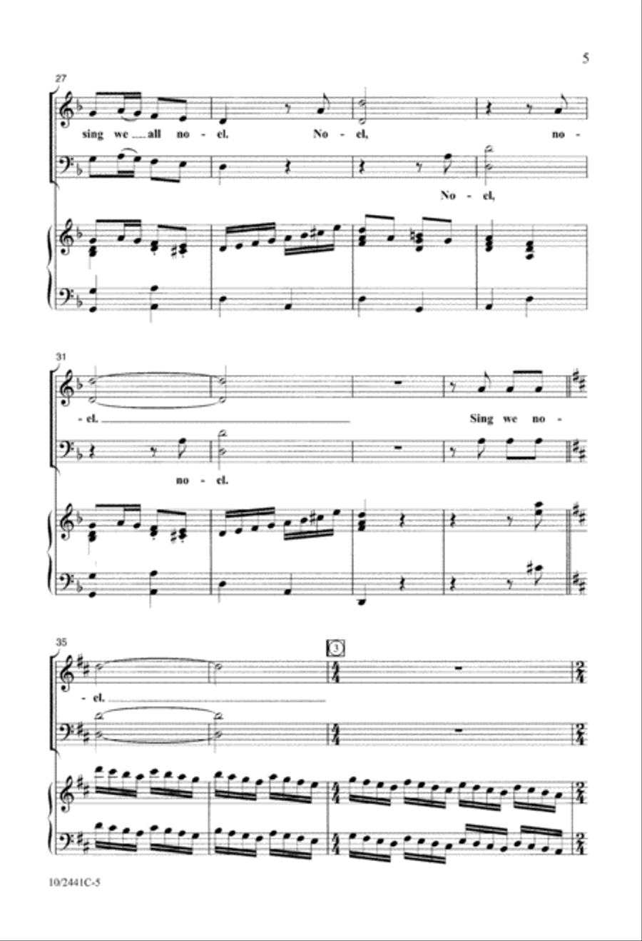Sing We All of Christmas Sing We All of Christmas 4-Part scores gallery preview page 5