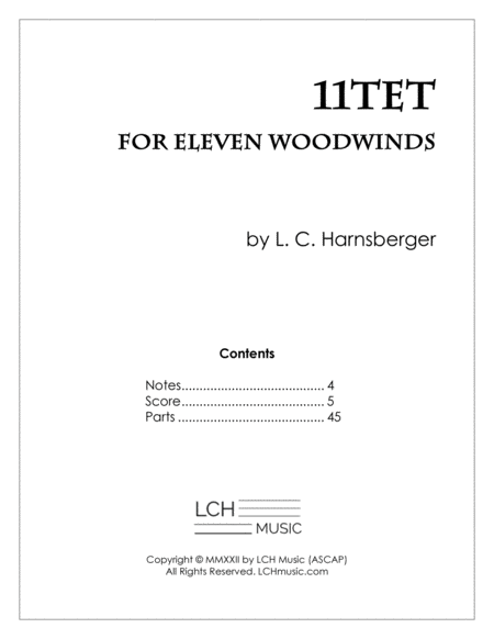 11Tet For Eleven Woodwinds image number null
