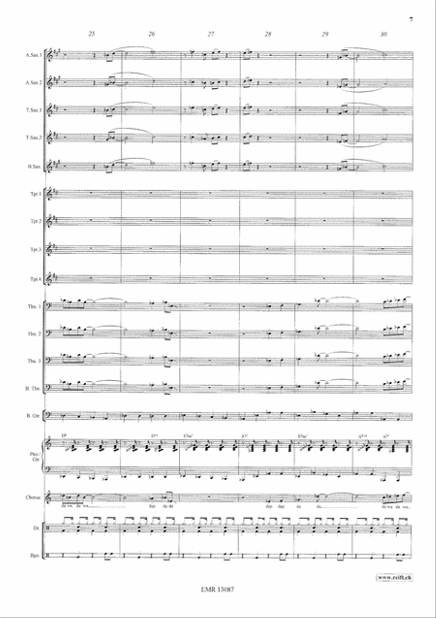 Swing And Jive Big Band scores gallery preview page 8