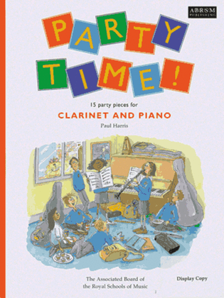 Book cover for Party Time! 15 party pieces for clarinet and piano