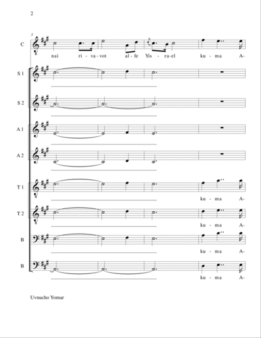 Uvnucho Yomar (Lewandowski) Divisi scores gallery preview page 2