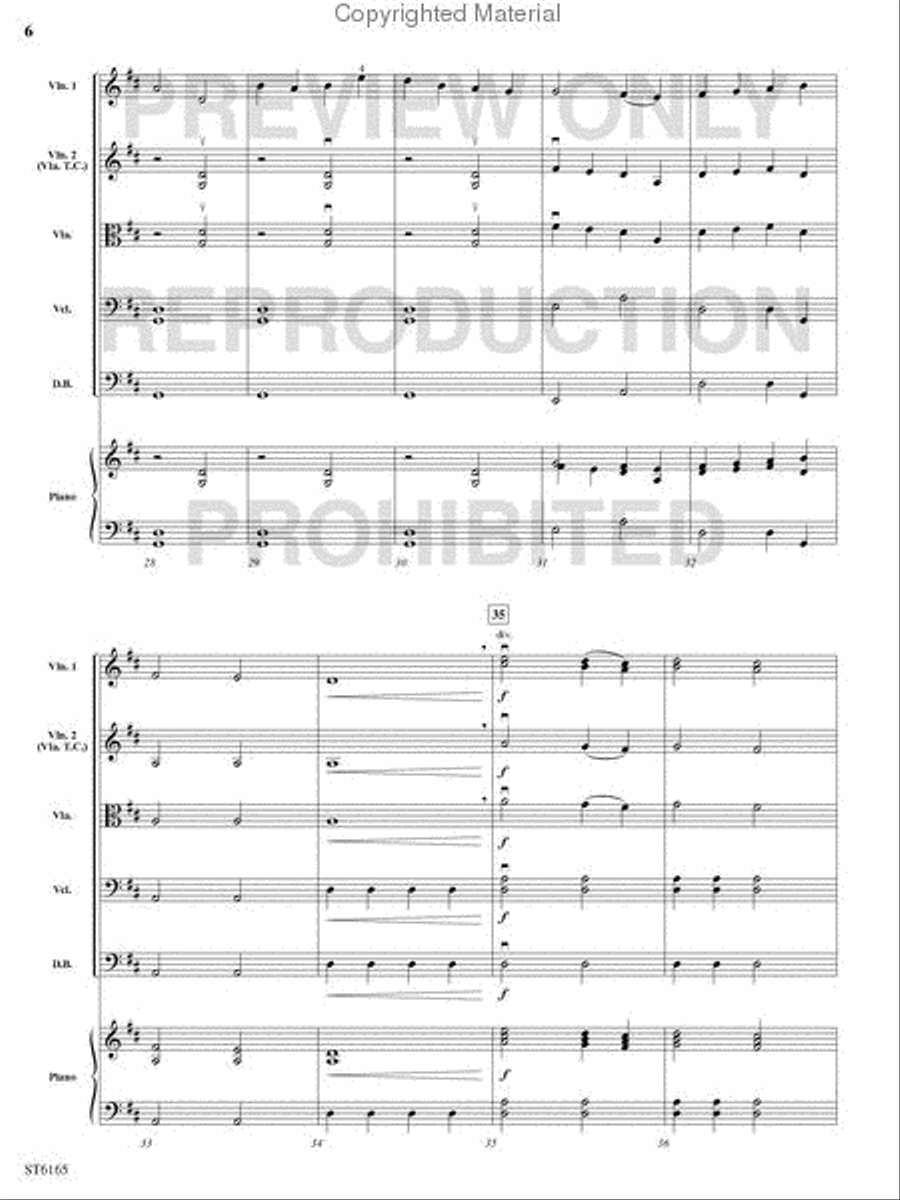 A Celtic Christmas Fantasy String Orchestra scores gallery preview page 5