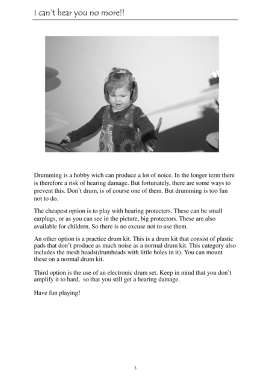 Drumkidz drumbook for children Drum Set scores gallery preview page 3