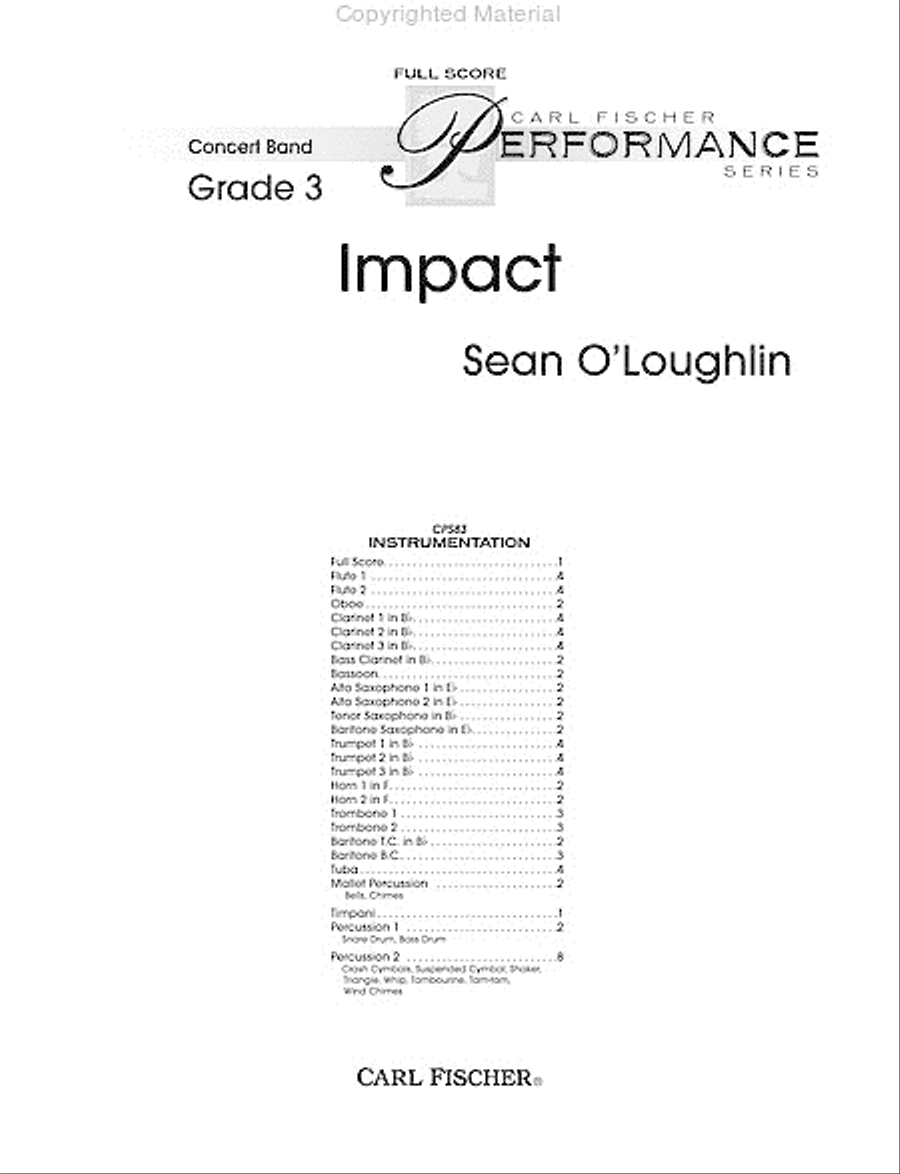 Impact Impact Concert Band scores gallery preview page 2