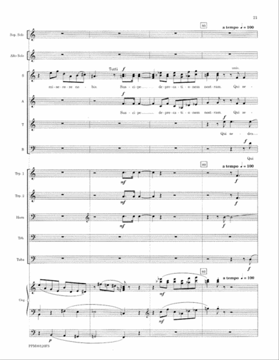 Transfiguration: An Ecumenical Mass - Full Score Divisi scores gallery preview page 24