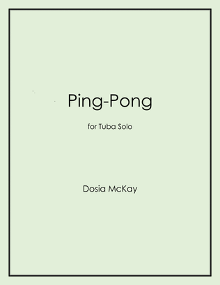 Ping-Pong for Tuba Solo