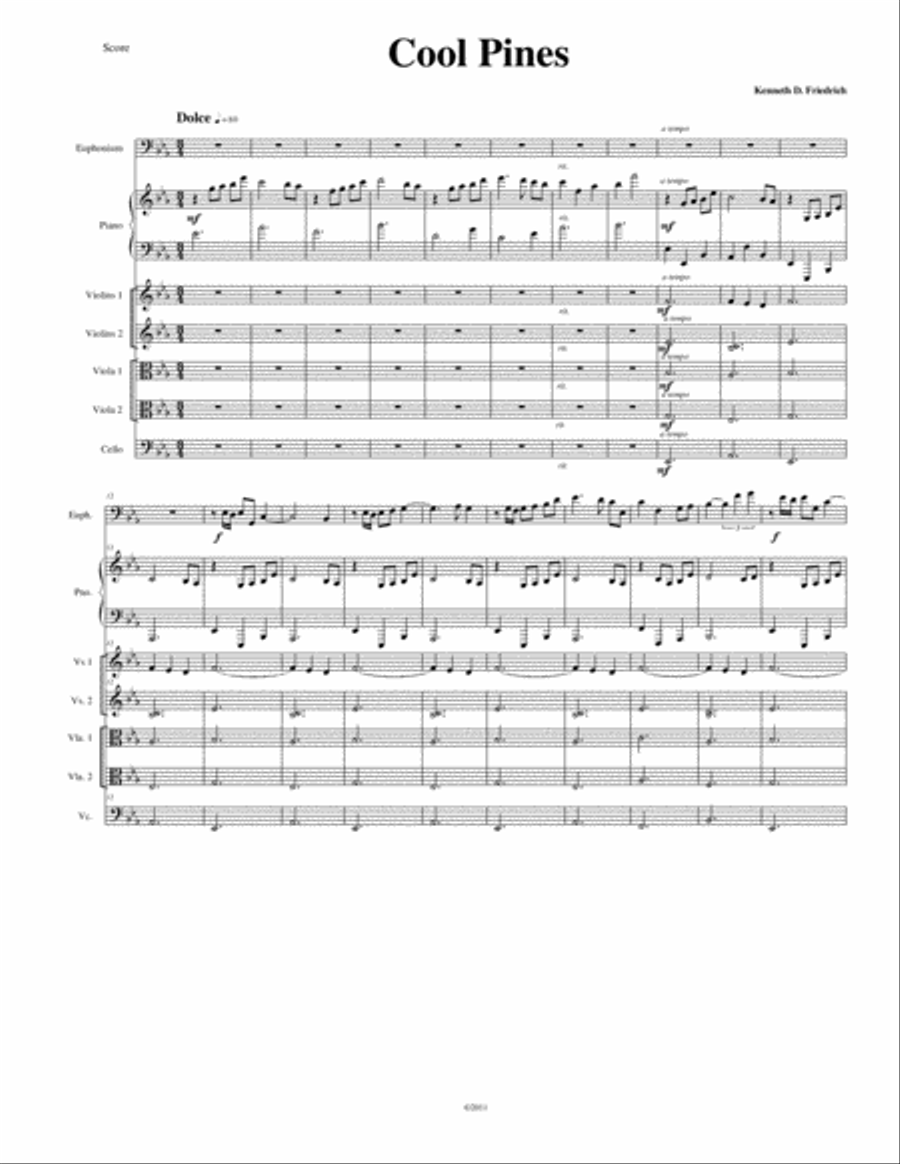 Cool Pines Cool Pines Small Ensemble scores gallery preview page 1