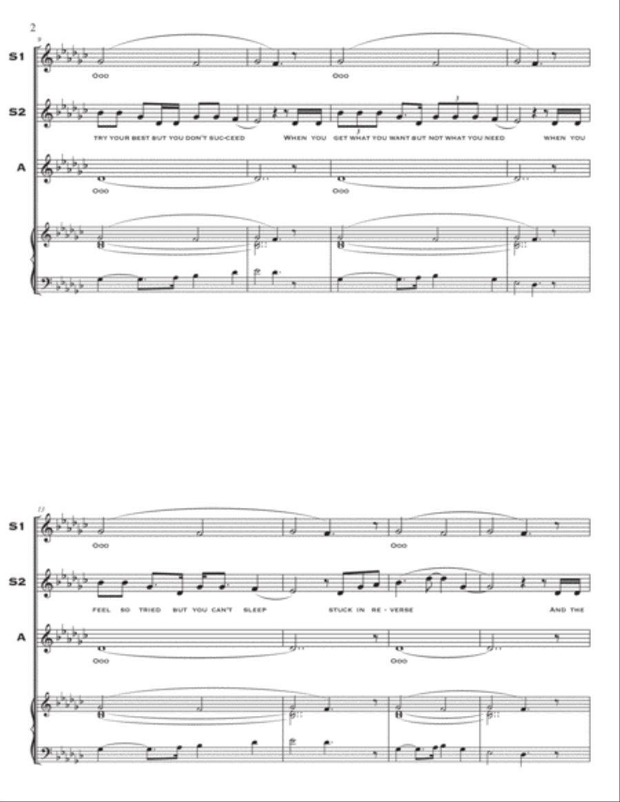 Fix You 3-Part scores gallery preview page 3