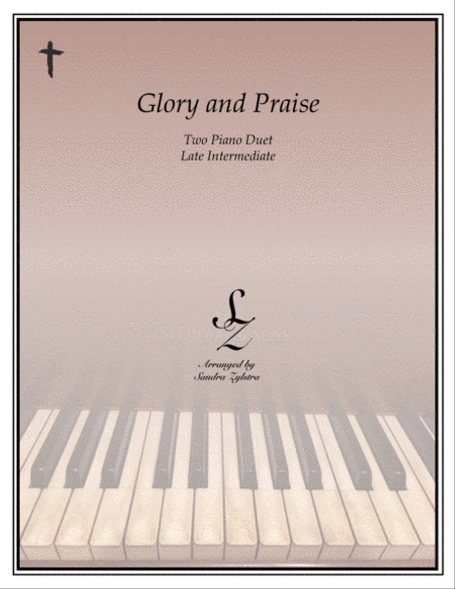 Glory and Praise (2 piano duet) 2 Pianos, 4-Hands scores gallery preview page 1