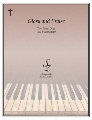 Book cover for Glory and Praise (2 piano duet)