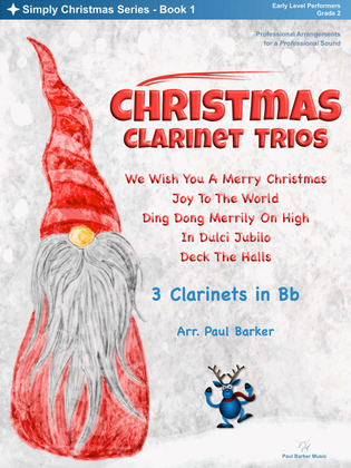 Book cover for Christmas Clarinet Trios - Book 1