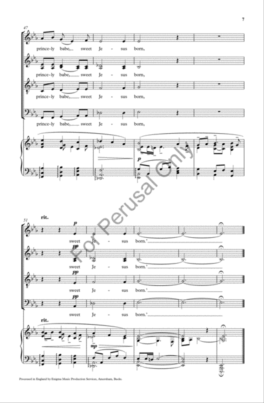 Wexford Carol 4-Part scores gallery preview page 7