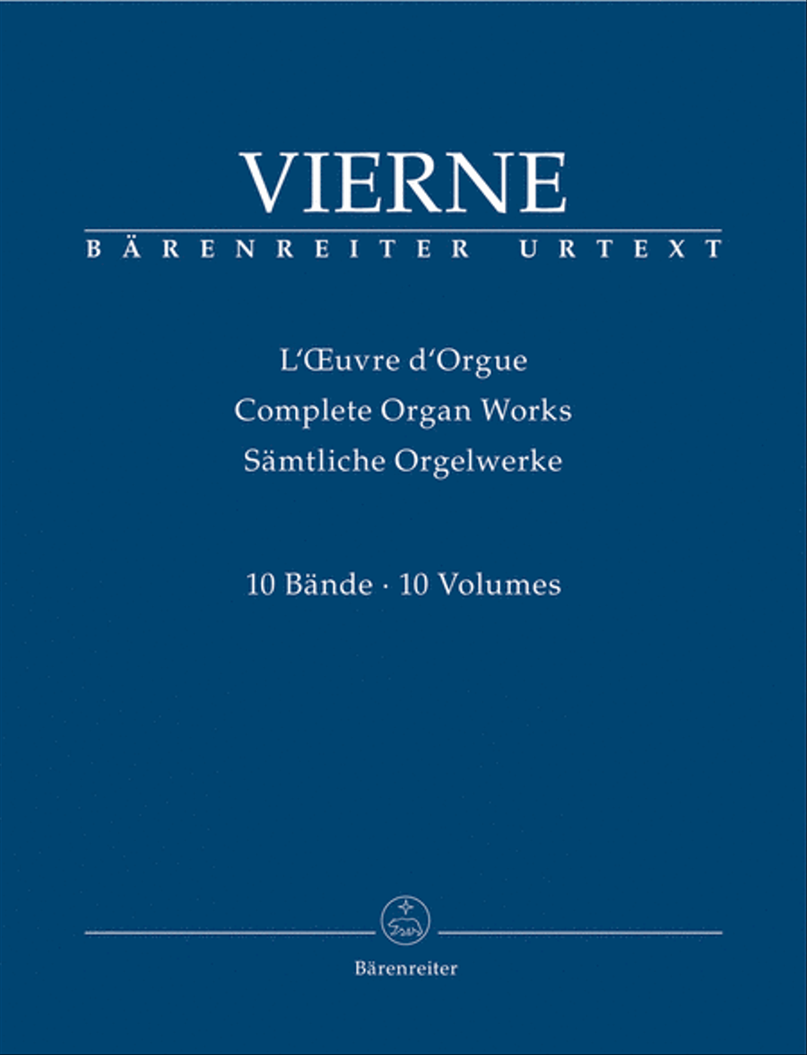 Complete Organ Works, Volume I-X Organ scores gallery preview page 1