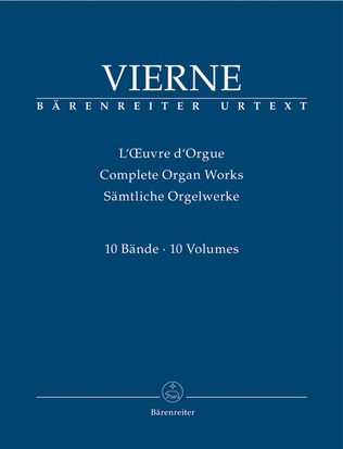 Book cover for Complete Organ Works, Volume I-X