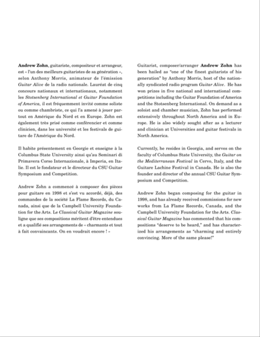 Three Pieces in Folk Style Classical Guitar scores gallery preview page 2