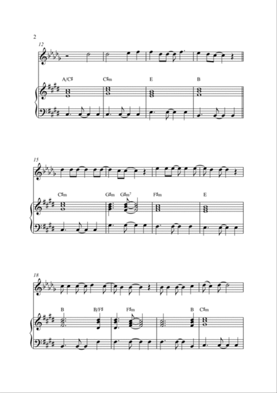 La Isla Bonita Alto Saxophone scores gallery preview page 2