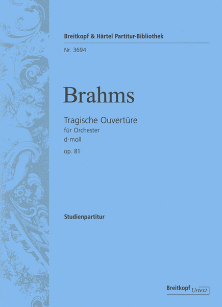 Tragic Overture in D minor Op. 81