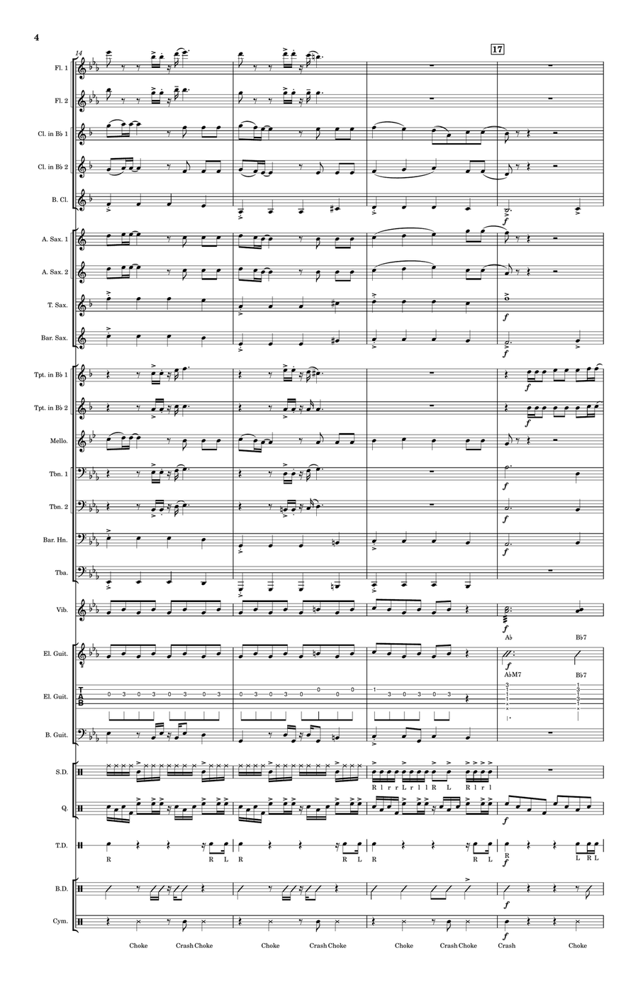 Umbrella Marching Band scores gallery preview page 4