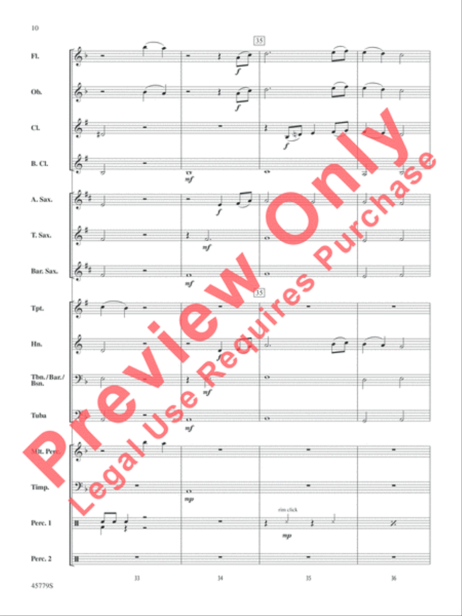 Mary, Did You Know? Concert Band scores gallery preview page 11