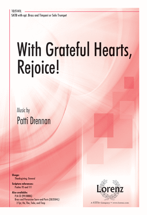 With Grateful Hearts, Rejoice!