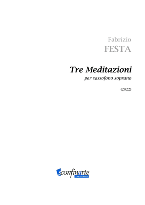 Fabrizio Festa: TRE MEDITAZIONI (ES-22-073)