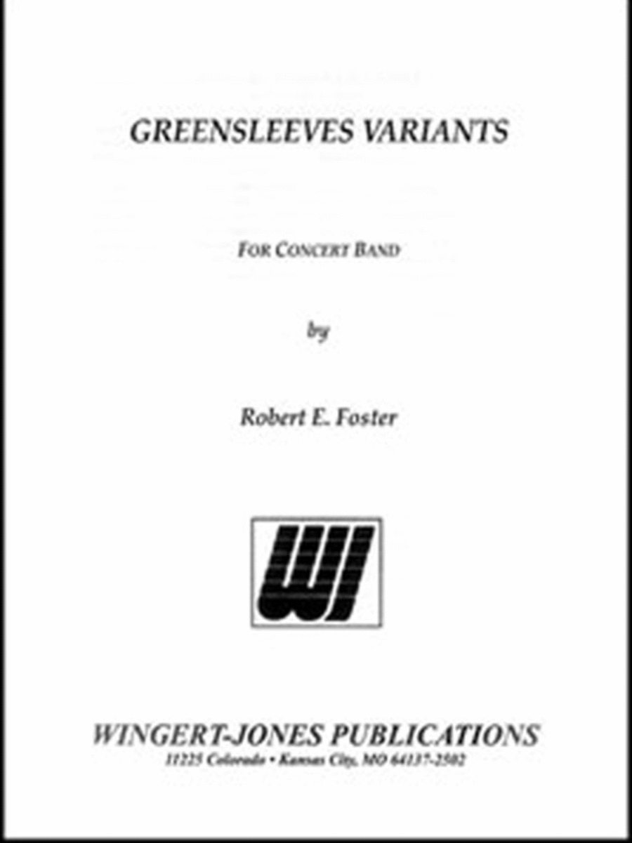 Greensleeves Variants Concert Band scores gallery preview page 1