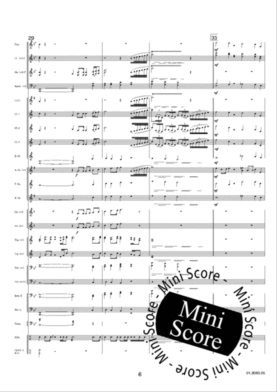 Festive Interlude Concert Band scores gallery preview page 10