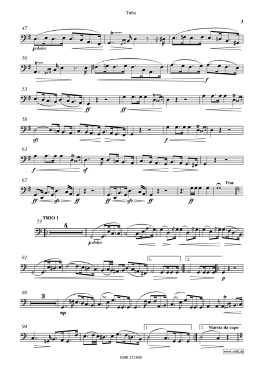 2 Marches 2 Marches Tuba scores gallery preview page 4
