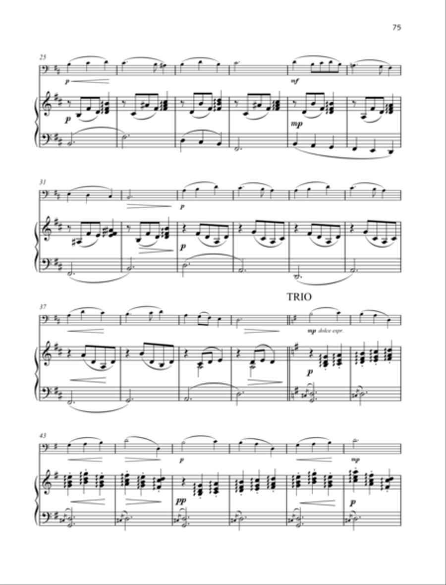 Menuet Menuet Piano Accompaniment scores gallery preview page 2