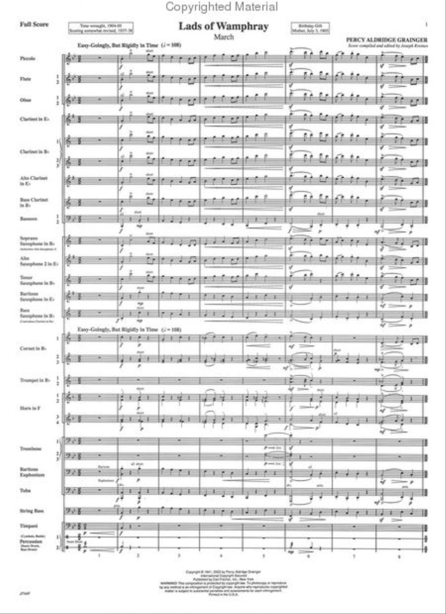 Lads of Wamphray Concert Band scores gallery preview page 2