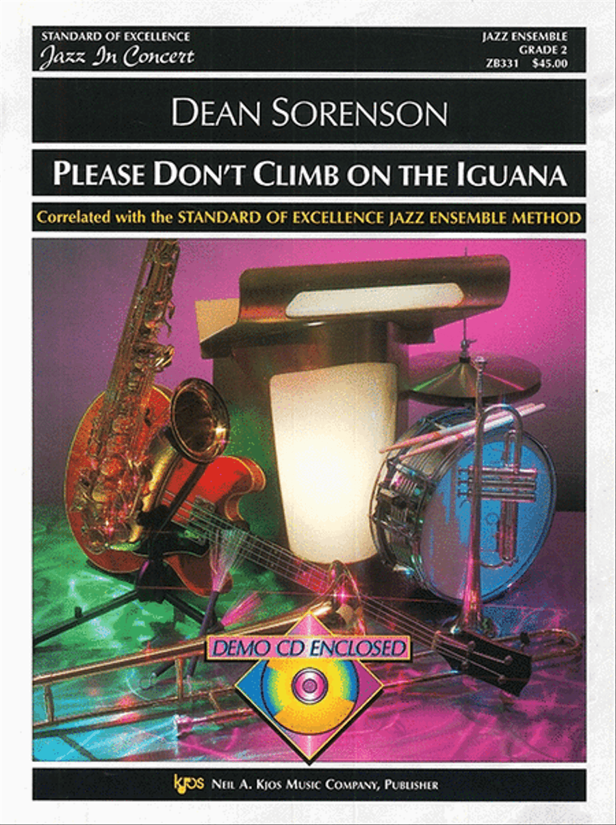 Please Don't Climb on the Iguana Jazz Ensemble scores gallery preview page 1