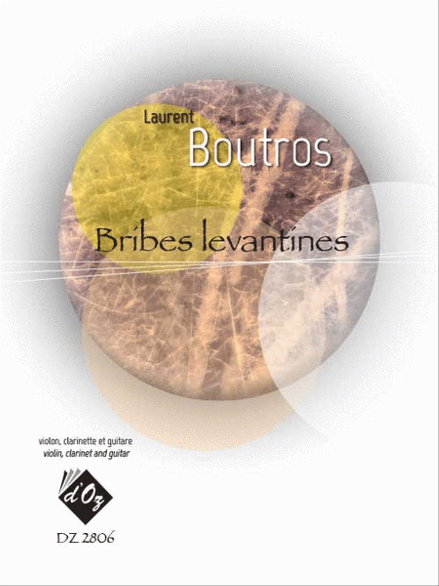Bribes levantines Clarinet scores gallery preview page 1