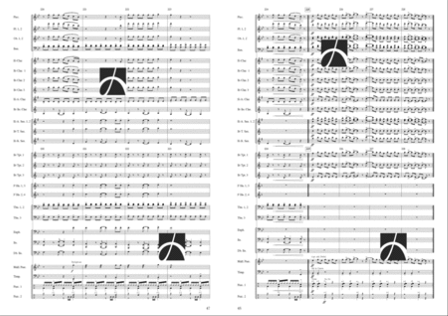 Tanz der Vampire Concert Band scores gallery preview page 22