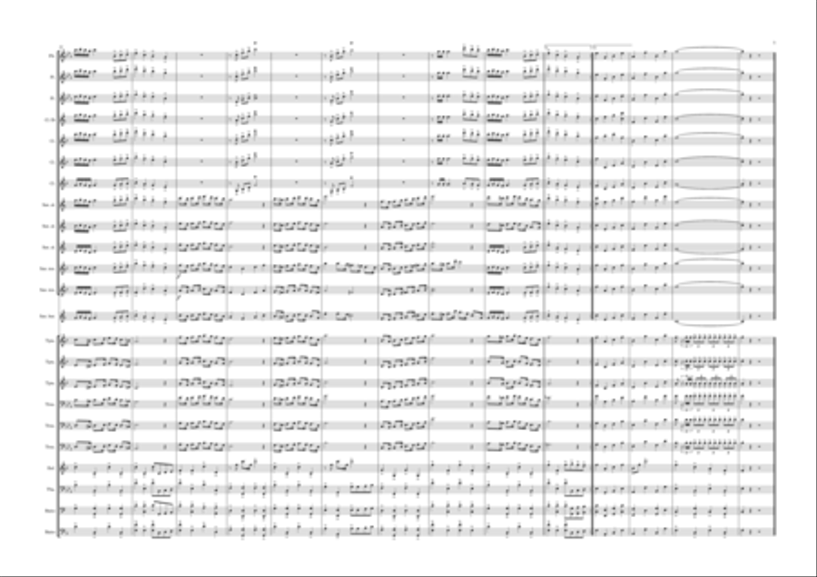 Hino da Filarmônica Municipal Epitácio Pessoa Concert Band scores gallery preview page 3