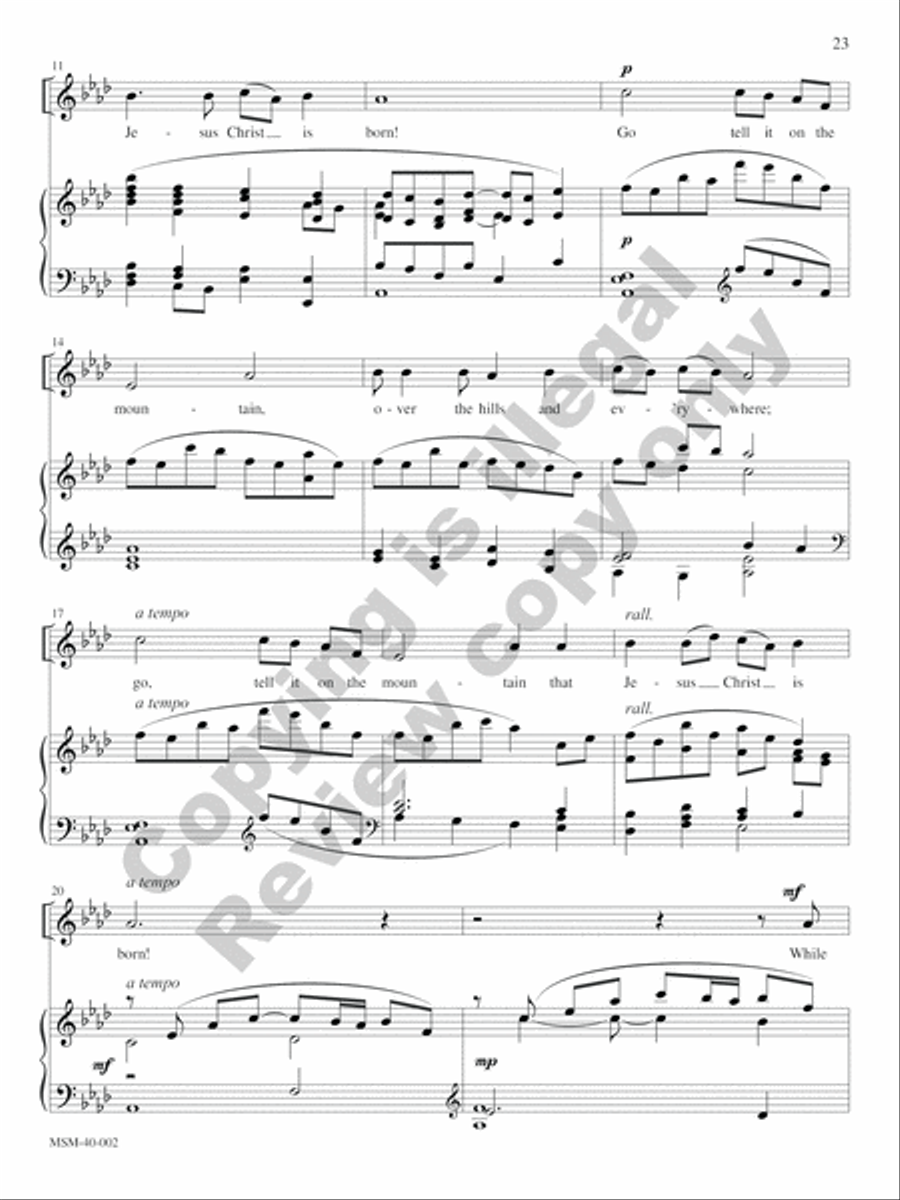 Seasons and Celebrations (Winter) Medium Voice scores gallery preview page 31