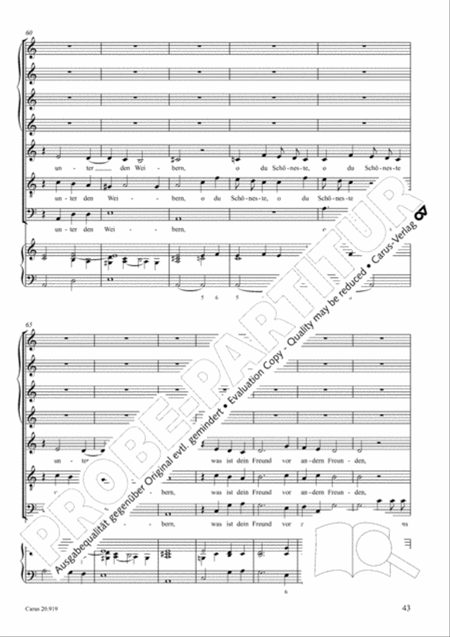 Opera varia I. Works with 1-7 parts (Complete edition, vol. 19) [Werke mit 1-7 obligaten Stimmen] Score scores gallery preview page 100
