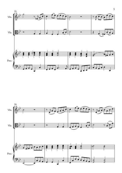 Forty Days and Forty Nights, Duet for Violin and Viola with Piano image number null