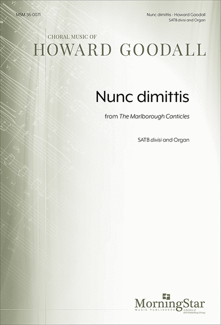 Nunc dimittis from The Marlborough Canticles