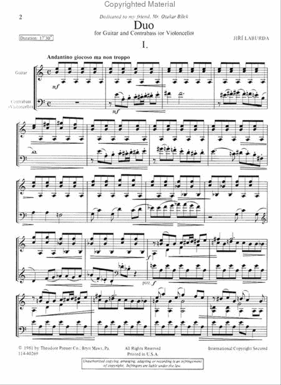 Duo Chamber Music scores gallery preview page 2