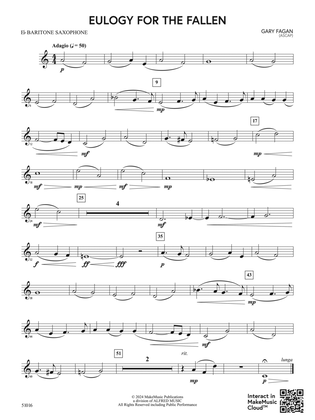 Eulogy for the Fallen: E-flat Baritone Saxophone