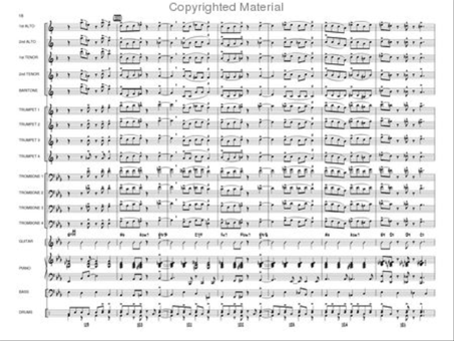 Ace High Jazz Ensemble scores gallery preview page 17