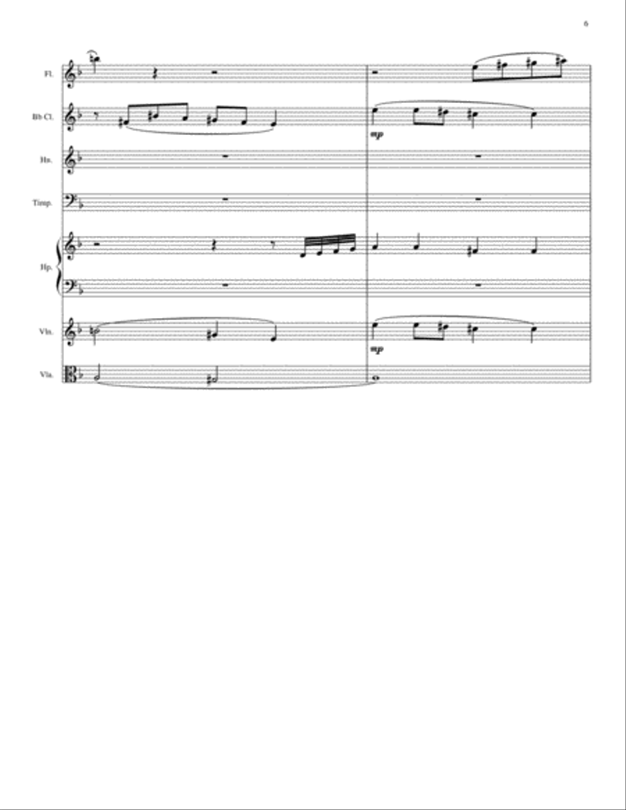 Watt's Cradle Hymn Watt's Cradle Hymn Full Orchestra scores gallery preview page 6