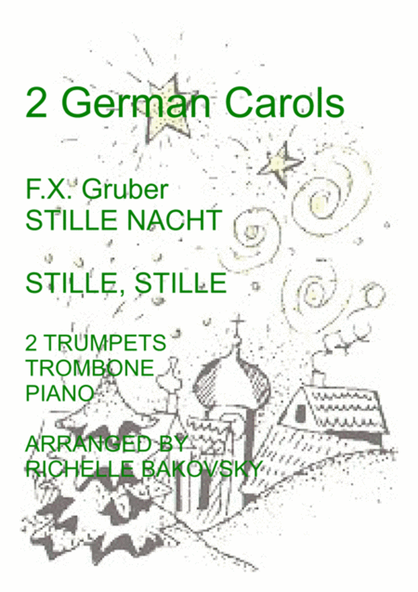 2 German Carols (Silent Night and Still, Still) for 3 Winds in C or B-flat and Piano image number null