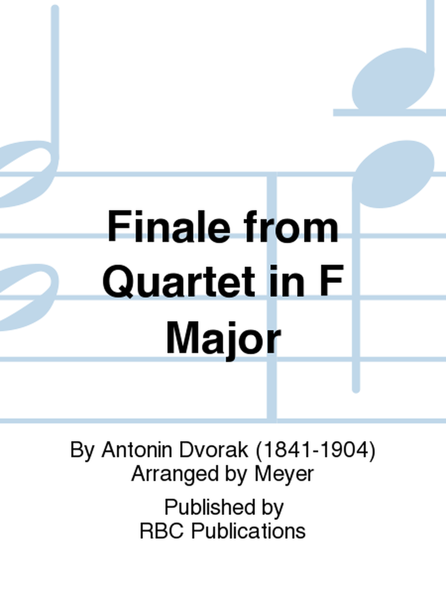 Finale from Quartet in F Major