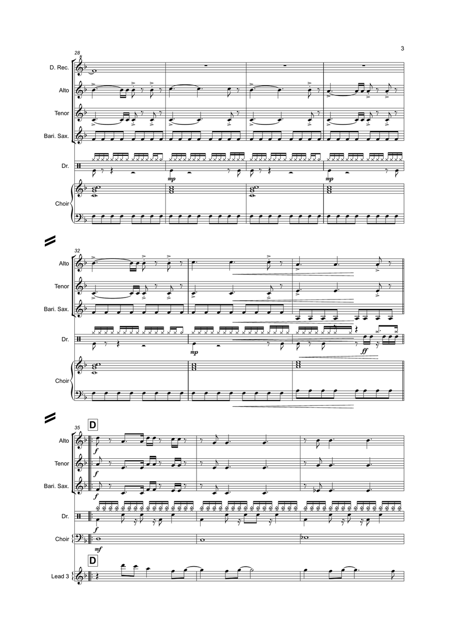 Crockett's Theme Soprano Recorder scores gallery preview page 4