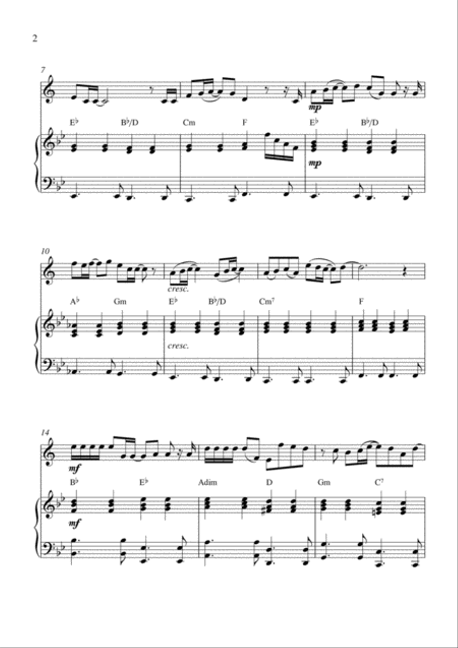 Nothing's Gonna Change My Love For You Tenor Saxophone scores gallery preview page 2