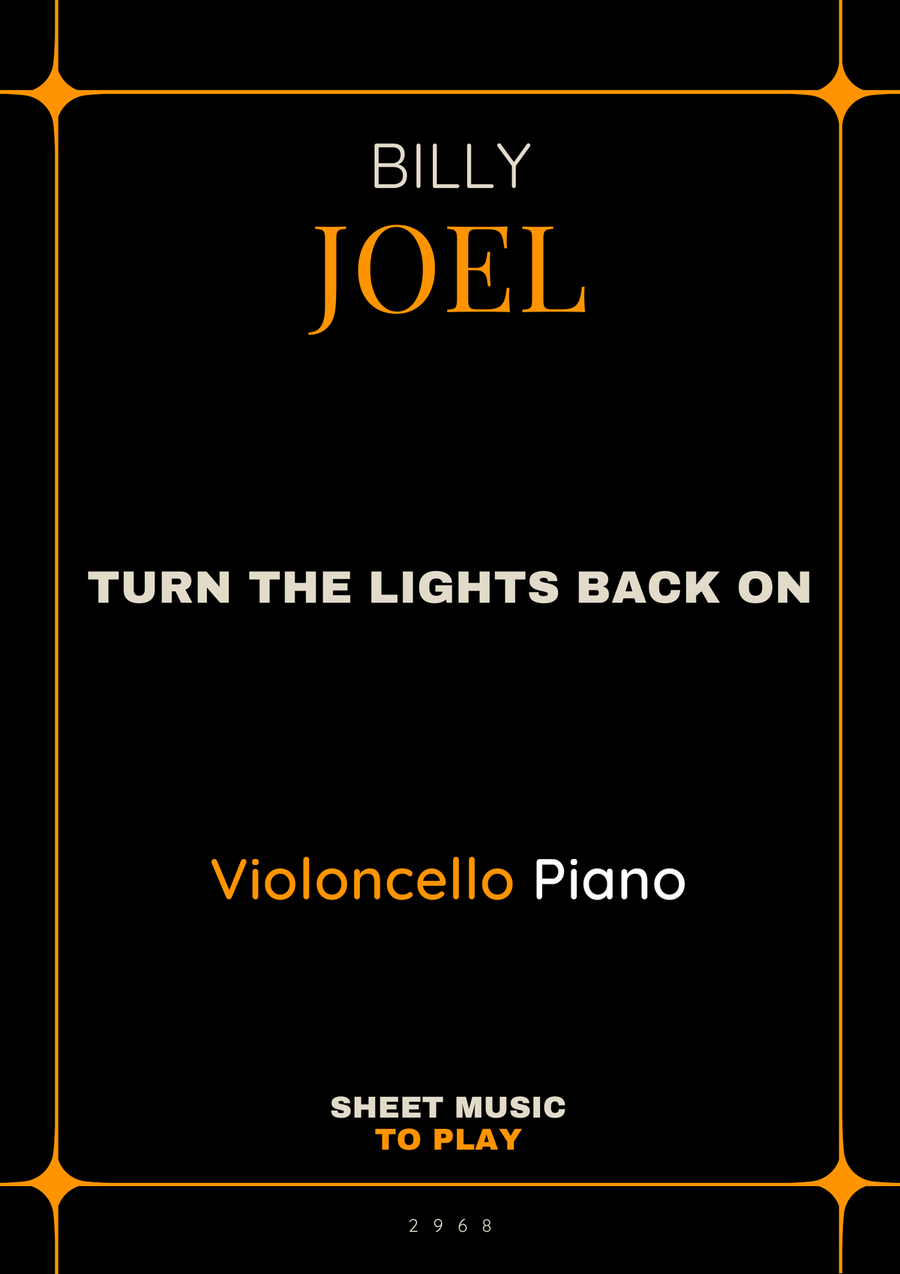 Turn The Lights Back On Piano scores gallery preview page 1