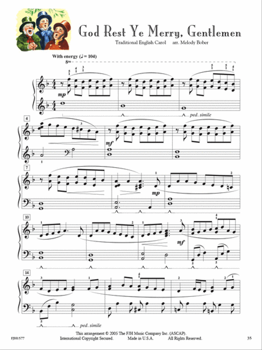 In Recital with Christmas Favorites, Book 5 Piano Method scores gallery preview page 4