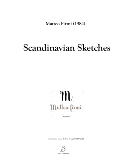 Scandinavian Sketches - Score and Parts image number null